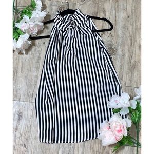 Motel Striped Halter Top